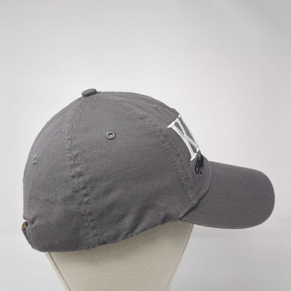 KKT Kappa Kappa Gamma Baseball Cap Gray One Size Adjustable Embroidered 6 Panel