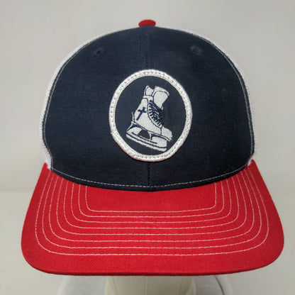 Hockey Skates Snapback Mesh Back Trucker Hat Multi One Size Richardson