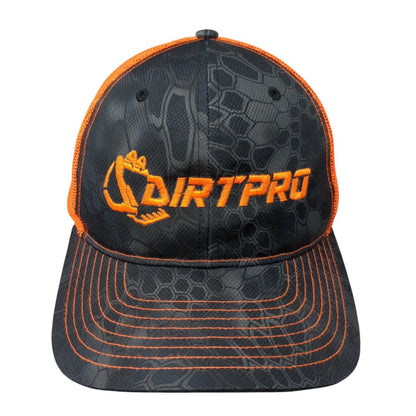 DirtPro Snapback Mesh Back Trucker Hat Camo One Size Richardson 6 Panel