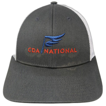 Richardson Trucker Hat Gray S CDA National Mesh Back Snapback 115 Small