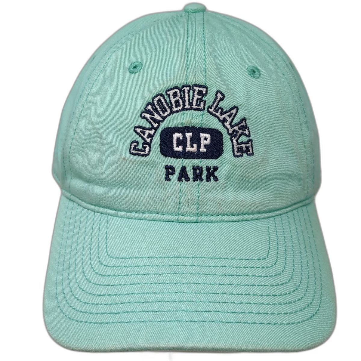 The Game Baseball Cap Blue One Size Canobie Lake Park Amusement Park Graphic Hat