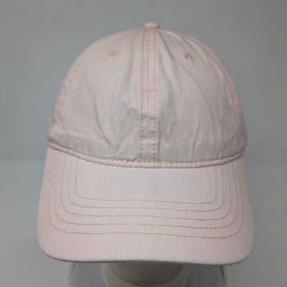 Unbranded Slideback Hat Pink Rose Blush One Size Adjustable Blank