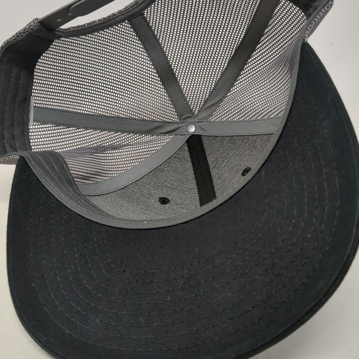 Richardson Trucker Hat Black One Size Pines Plumbing Mesh Snapback Style 112