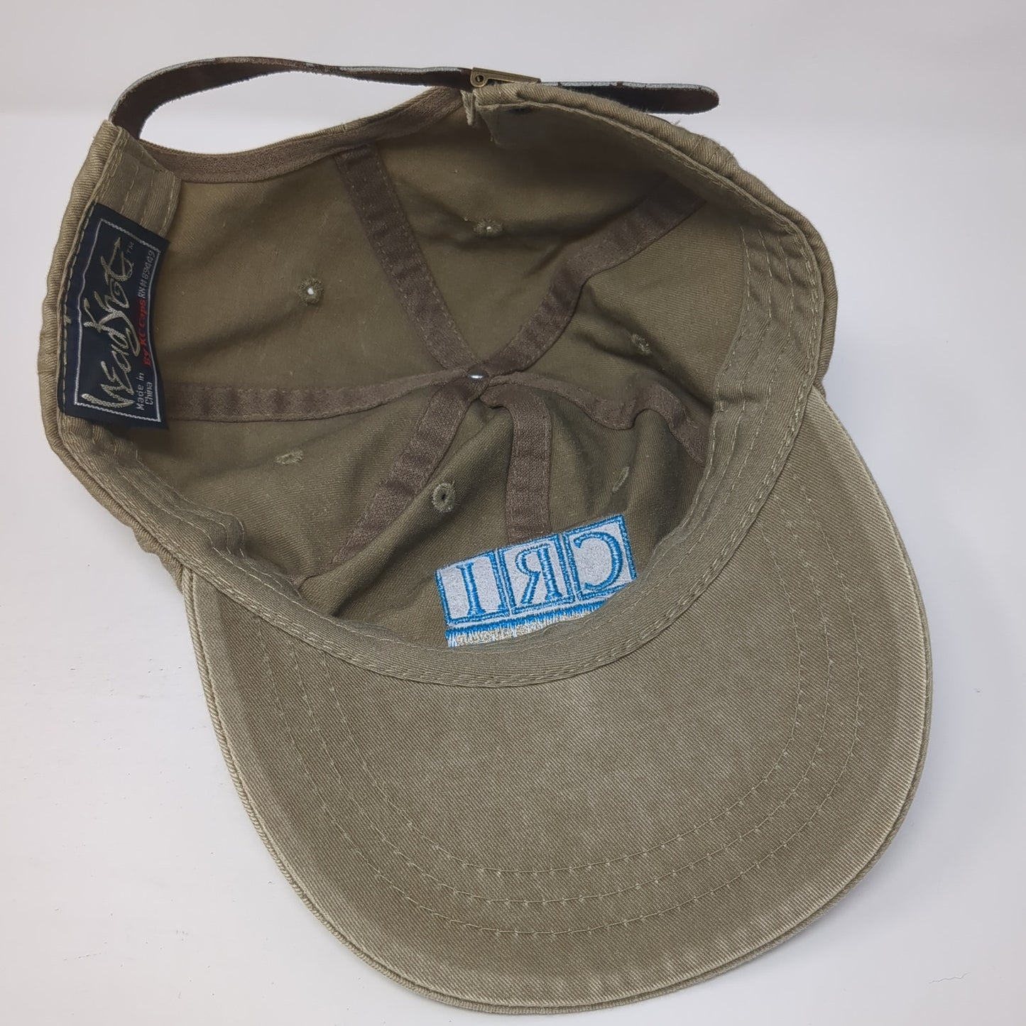 CRI The Resource Group Baseball Cap Brown One Size Adjustable Headshots KC