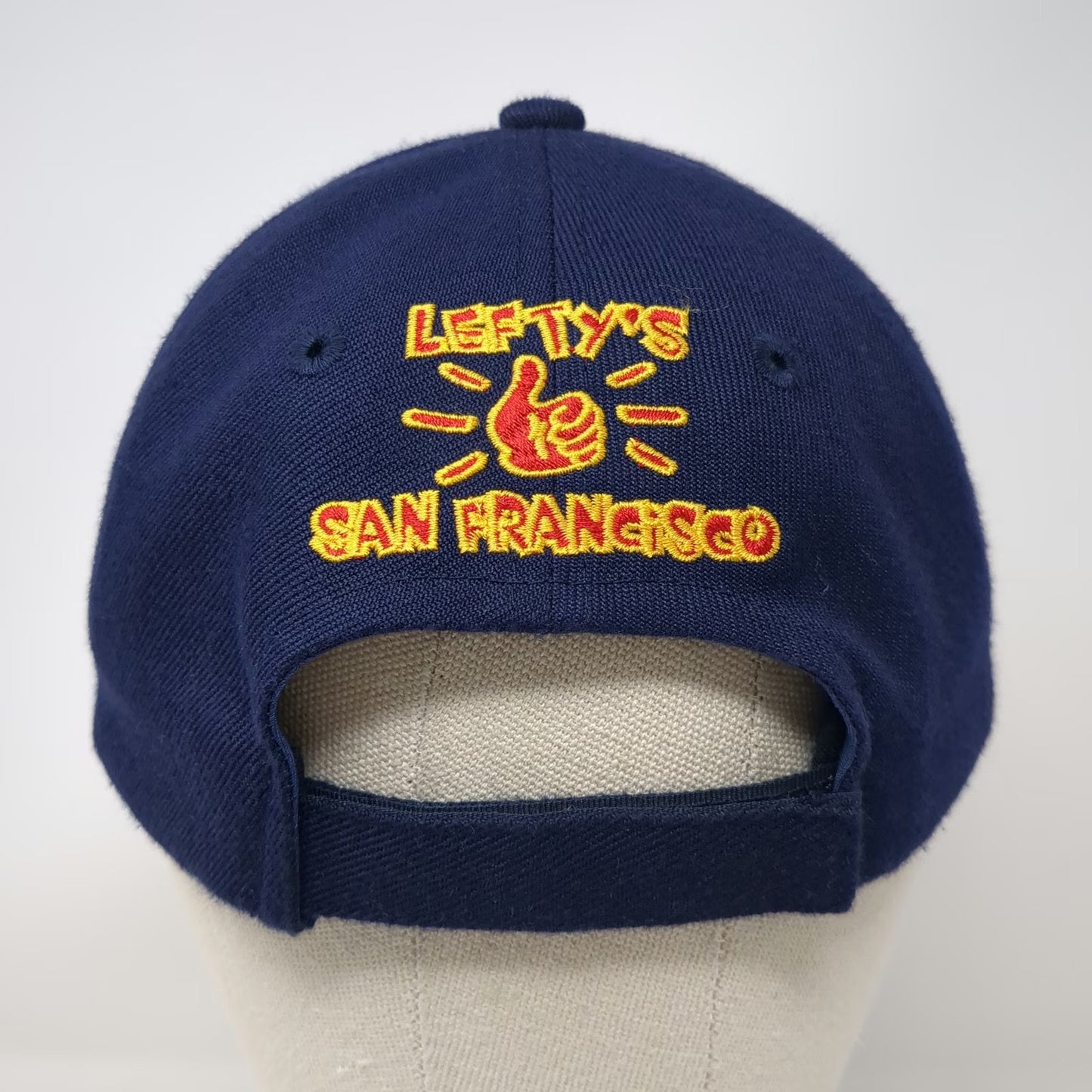 Lefty's San Francisco Baseball Cap Blue One Size Strapback Always Right Hat