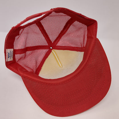 Four Flags Buick Pontiac Olds GMC Snapback Trucker Hat Multi Red OS Mesh Spex