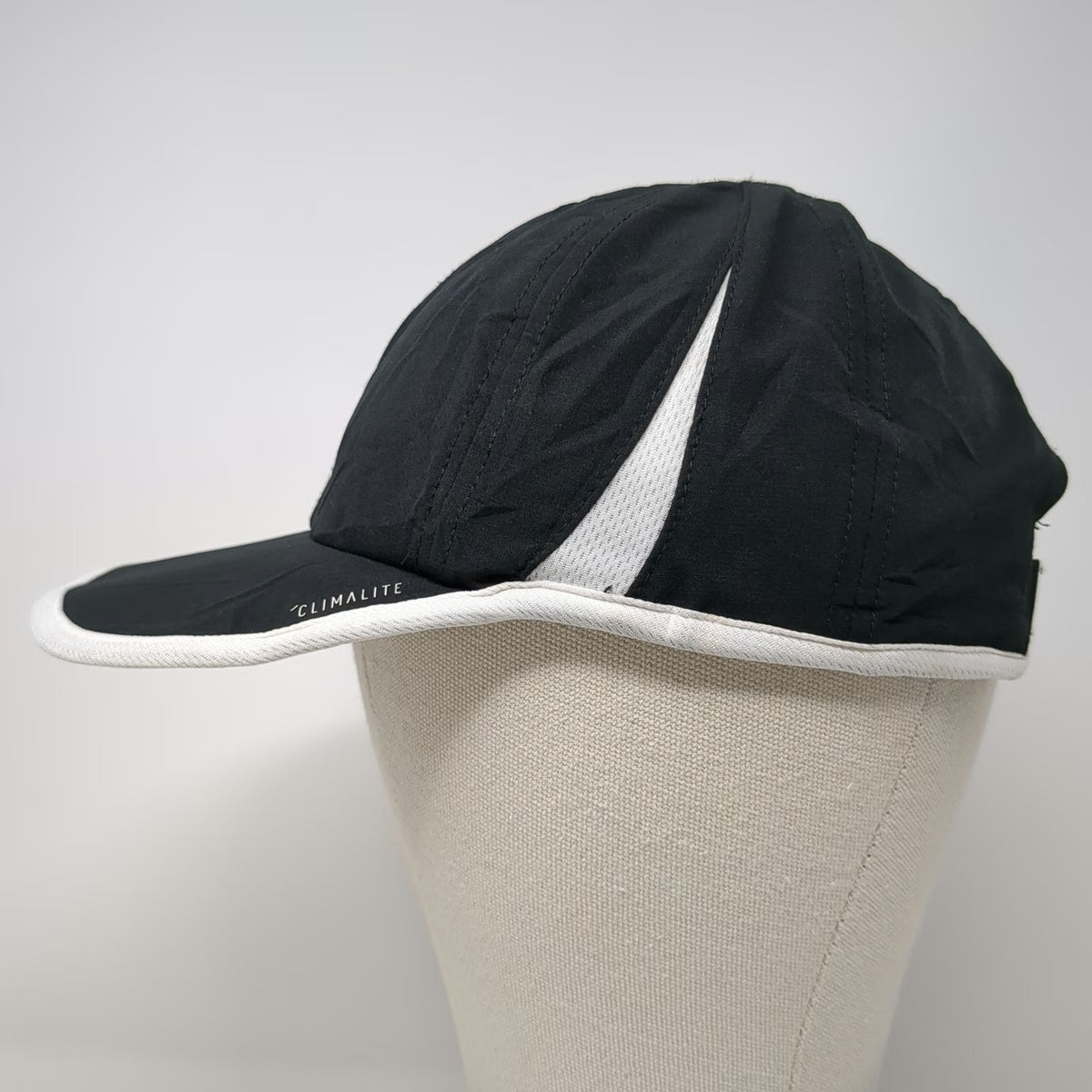 Adidas Baseball Cap Black One Size Strapback Mesh Performance Climalite Hat