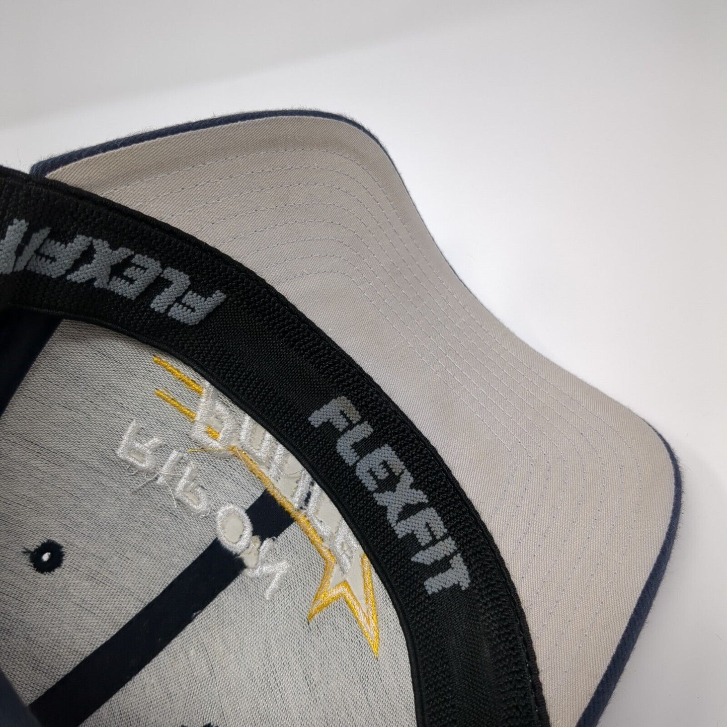 RIP On Police Fitted Hat Blue S/M Flexfit Embroidered Vented Holes Yupoong