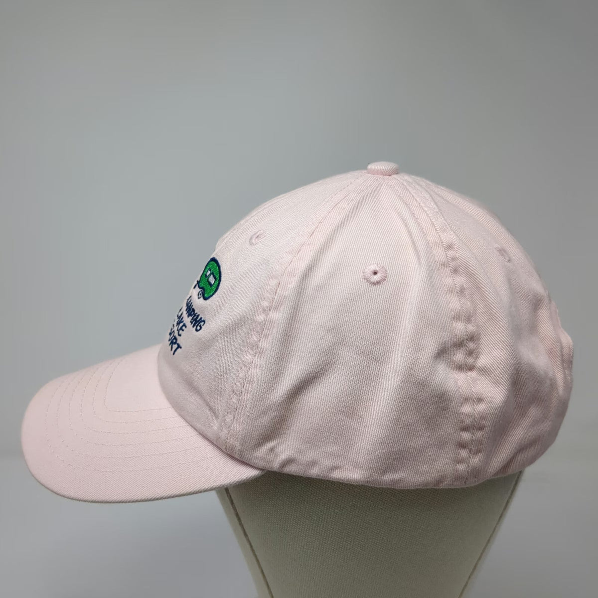 Royal Resortwear Baseball Cap Pink One Size Peace Love Camping Otter Lake Hat