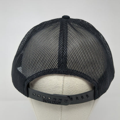 Valor Trailers Snapback Trucker Hat Black M/L Adjustable Mesh Back Richardson