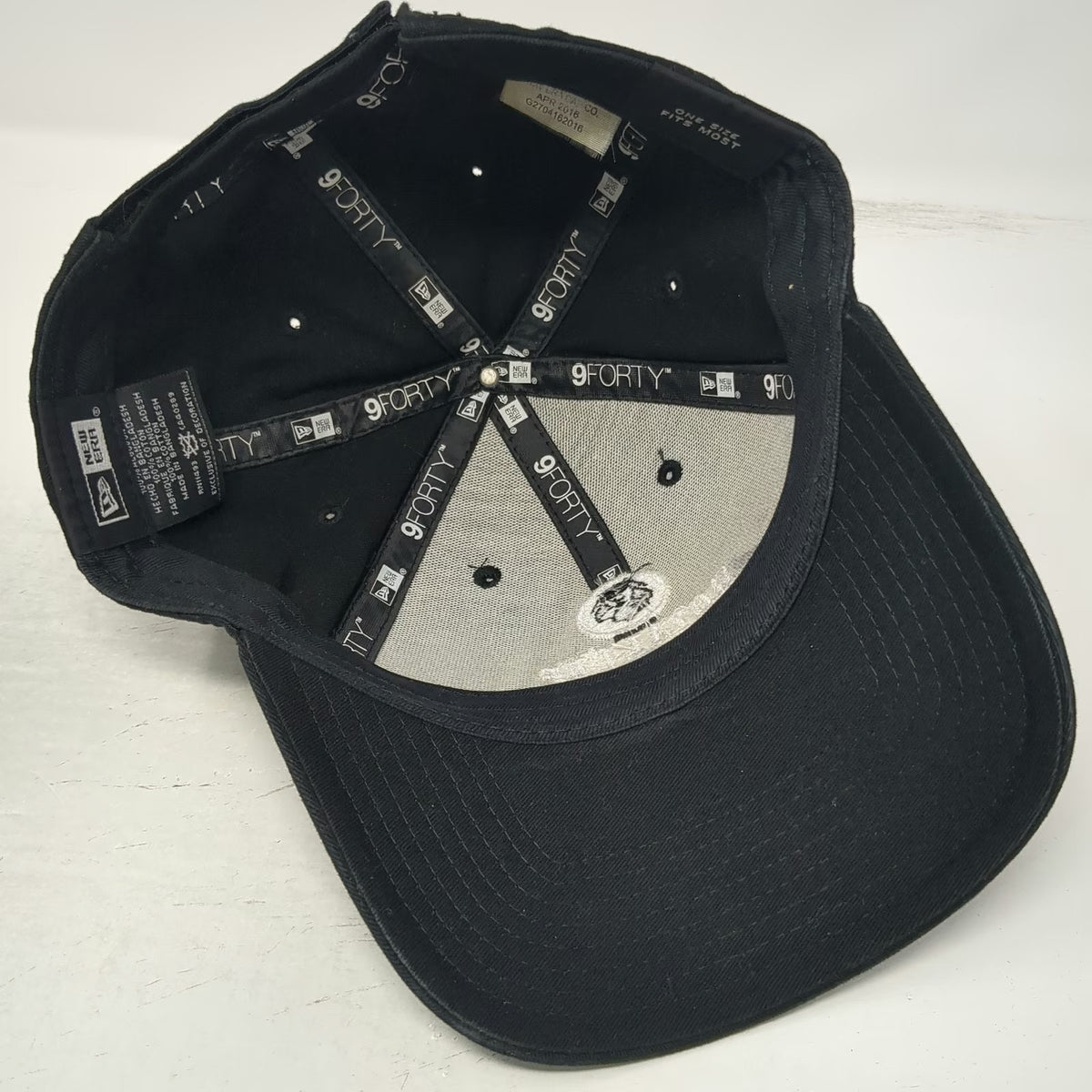 New Era Baseball Cap Black One Size Royal Cup Coffee and Tea Strapback Hat