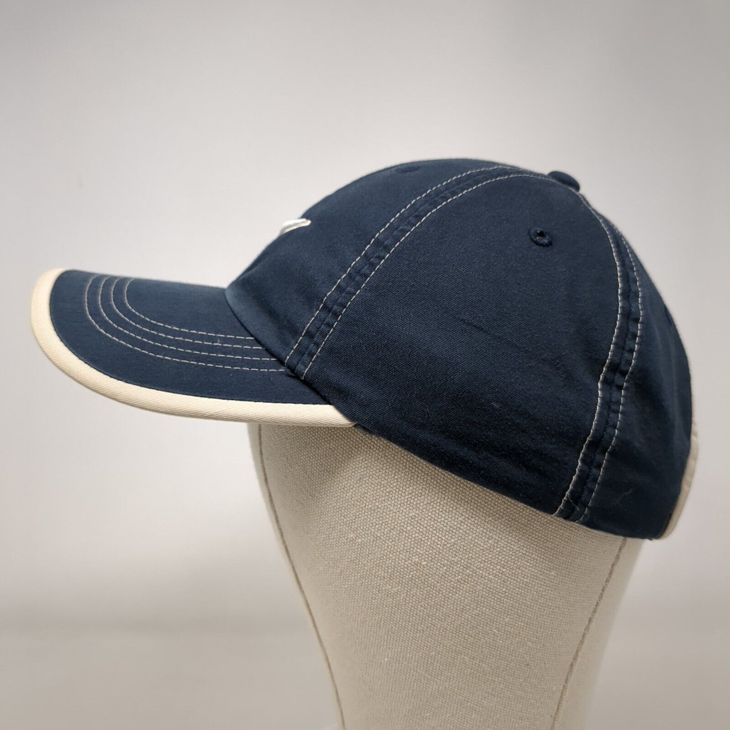 Nike Golf Strapback Hat Blue One Size Adjustable Embroidered Swoosh 6 Panel