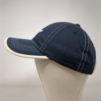 Nike Golf Strapback Hat Blue One Size Adjustable Embroidered Swoosh 6 Panel