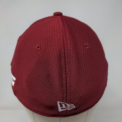 Taylor Made Fitted Hat Red S/M Lightweight 6 Panel Tour Authentic New Era