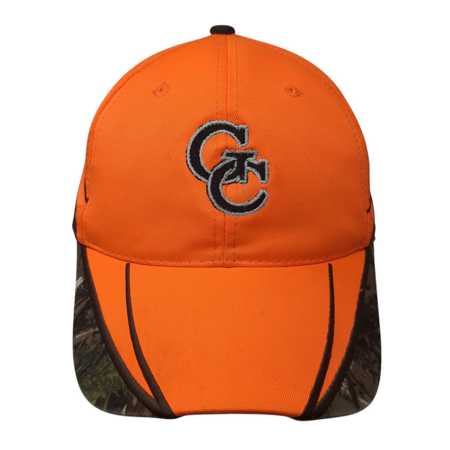 GC Logo Strapback Hat Multicolor One Size Embroidered Outdoor Cap