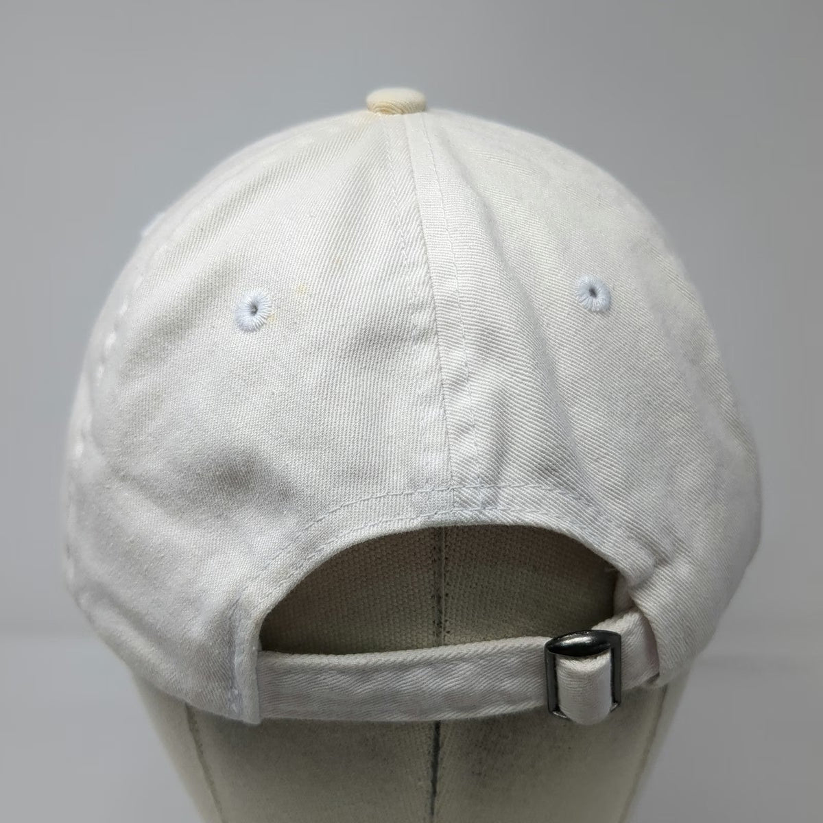 Fersten Worldwide White One Size Baseball Cap Hat DFIT MTC Embroidered Slideback