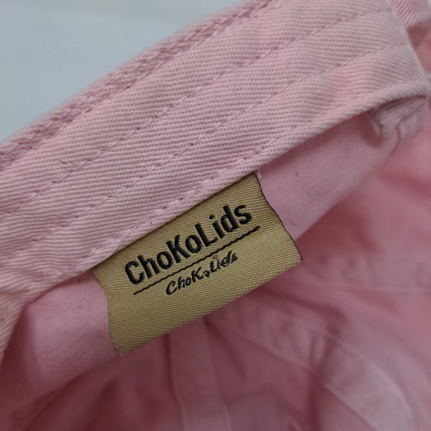 Boba Bubble Tea Slideback Hat Pink One Size Embroidered ChoKoLids