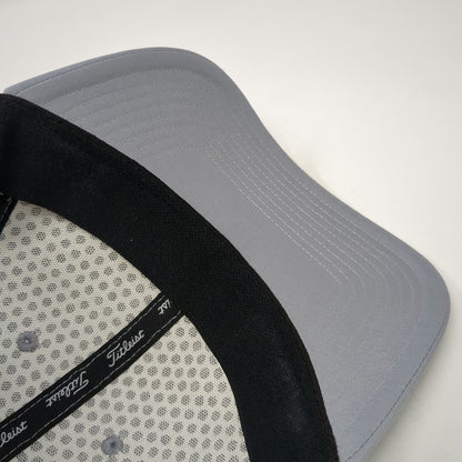 Titleist Baseball Cap Gray M Mesh Performance Golf Hat Pro V1 FootJoy FJ Logo