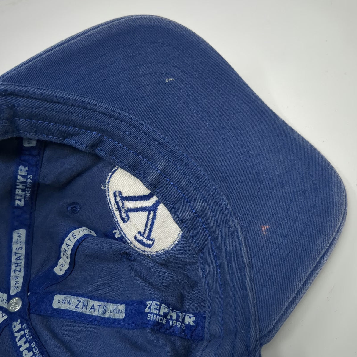 Zephyr BYU Cougars NCAA Blue One Size Slideback Cotton Embroidered Oval Logo Hat