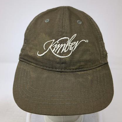 Kimber Baseball Cap Green One Size American Flag Strapback Script Hat