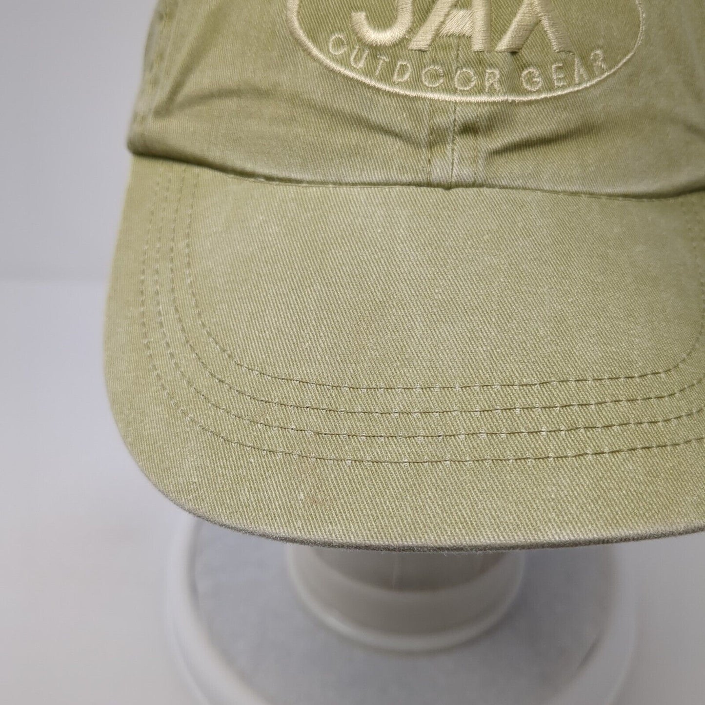JAX Outdoor Gear Slideback Hat Tan One Size Adjustable Anvil 6 Panel