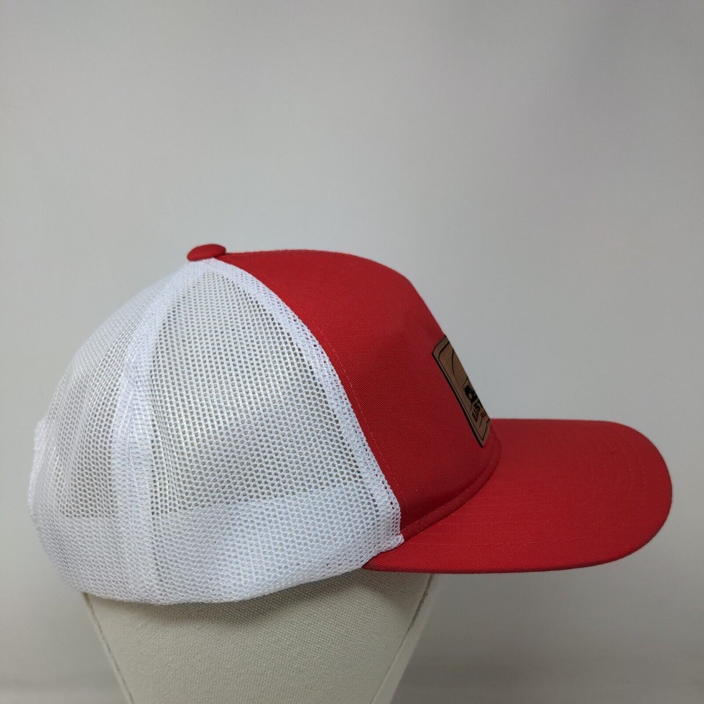 East Coast Truck Bodies Snapback Mesh Back Trucker Hat Red One Size