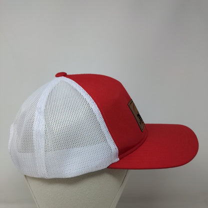 East Coast Truck Bodies Snapback Mesh Back Trucker Hat Red One Size