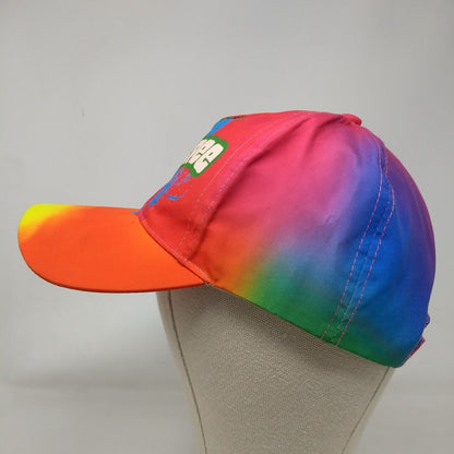 Slurpee Strapback Hat Multicolor OSFA Adjustable Tie Dye Paint Splatter