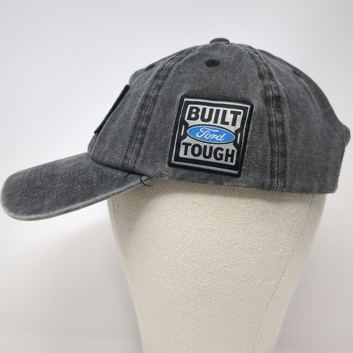 Ford Snapback Hat Gray One Size American Flag Patch Built Tough Idaho Stores