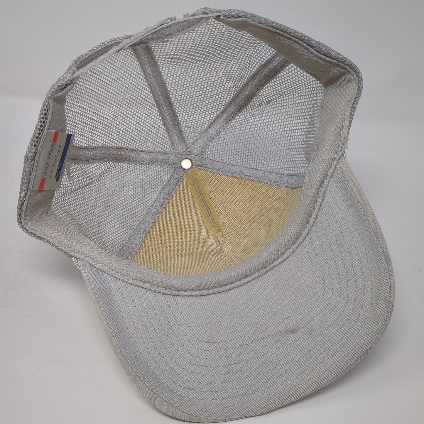 River Front RV Park On The Colorado River Trucker Hat Gray OS Mesh Back San Sun