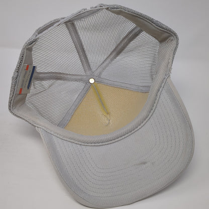 River Front RV Park On The Colorado River Trucker Hat Gray OS Mesh Back San Sun