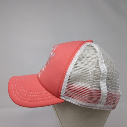 On Salt Time Snapback Trucker Hat Pink OSFM Mesh Back Adjustable Salt Life