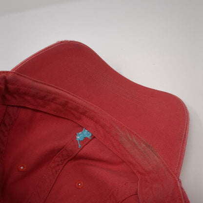 Polo Ralph Lauren Slideback Hat Red One Size Leather Strap Small Pony