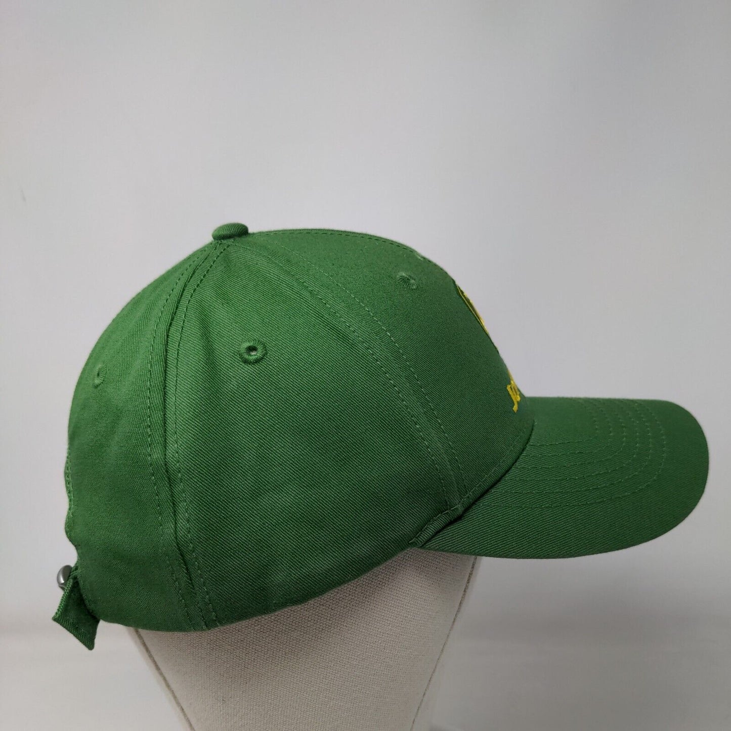 John Deere Koenig Slideback Hat Green OSFM Embroidered Solid 6 Panel