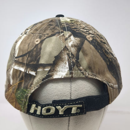 Team Hoyt Archery Baseball Cap Black Camo One Size Strapback Hunting Bow Hat