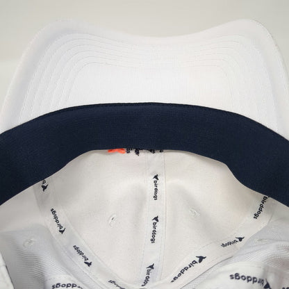Birddogs Baseball Cap White One Size Performance Adjustable Slideback Hat