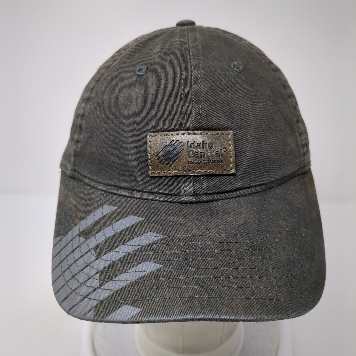 Idaho Central Credit Union Patch Slideback Hat Gray One Size Adjustable