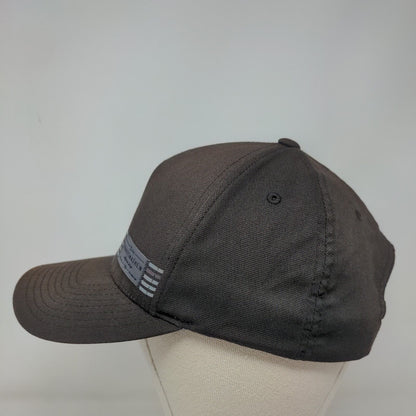 Travis Mathew Snapback Hat Black One Size Striped Trim Flexfit 110 Yupoong