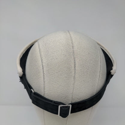 Rancho Bernardo Inn Slideback Sun Visor Hat Black OS Adjustable Pukka Cotton