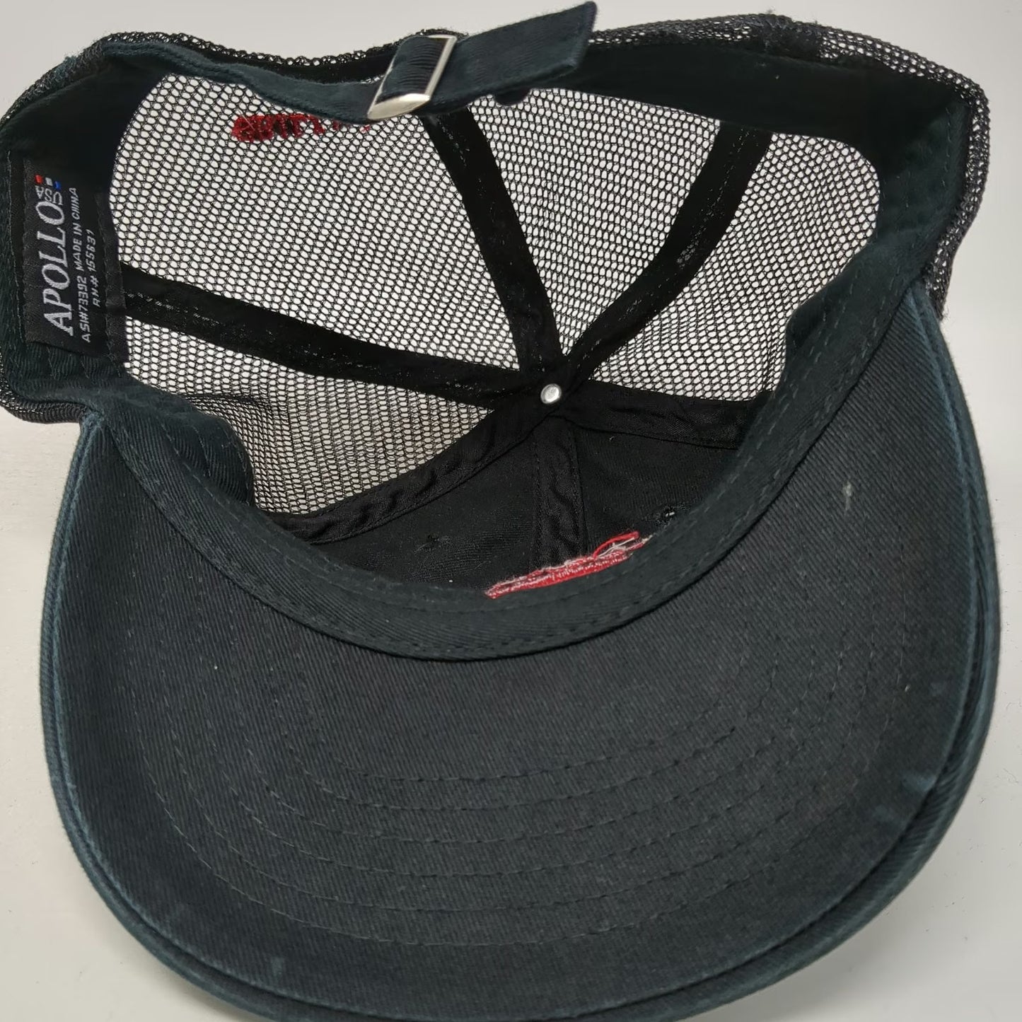 Apollo Baseball Cap Black One Size Freddys Grillin Scoopin Rockin Mesh Back Hat