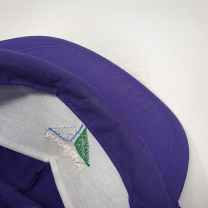 KC 5 Panel Purple One Size Snowbird Rope Snapback Hat Ski Resort Utah Mountain