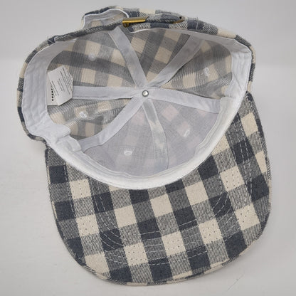 Cocus Pocus Slideback Hat Multicolor One Size Plaid Adjustable Check