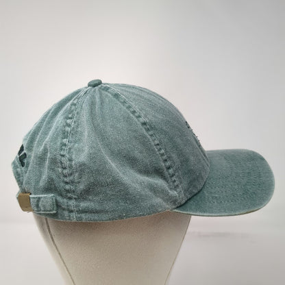 Camel Cigarettes Baseball Cap Green Embroidered Slideback Cotton Hat Vintage