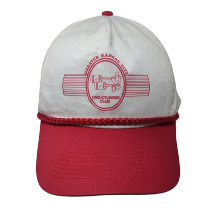 Greater Kansas City Two-Cylinder Club Snapback Rope Hat Multi One Size