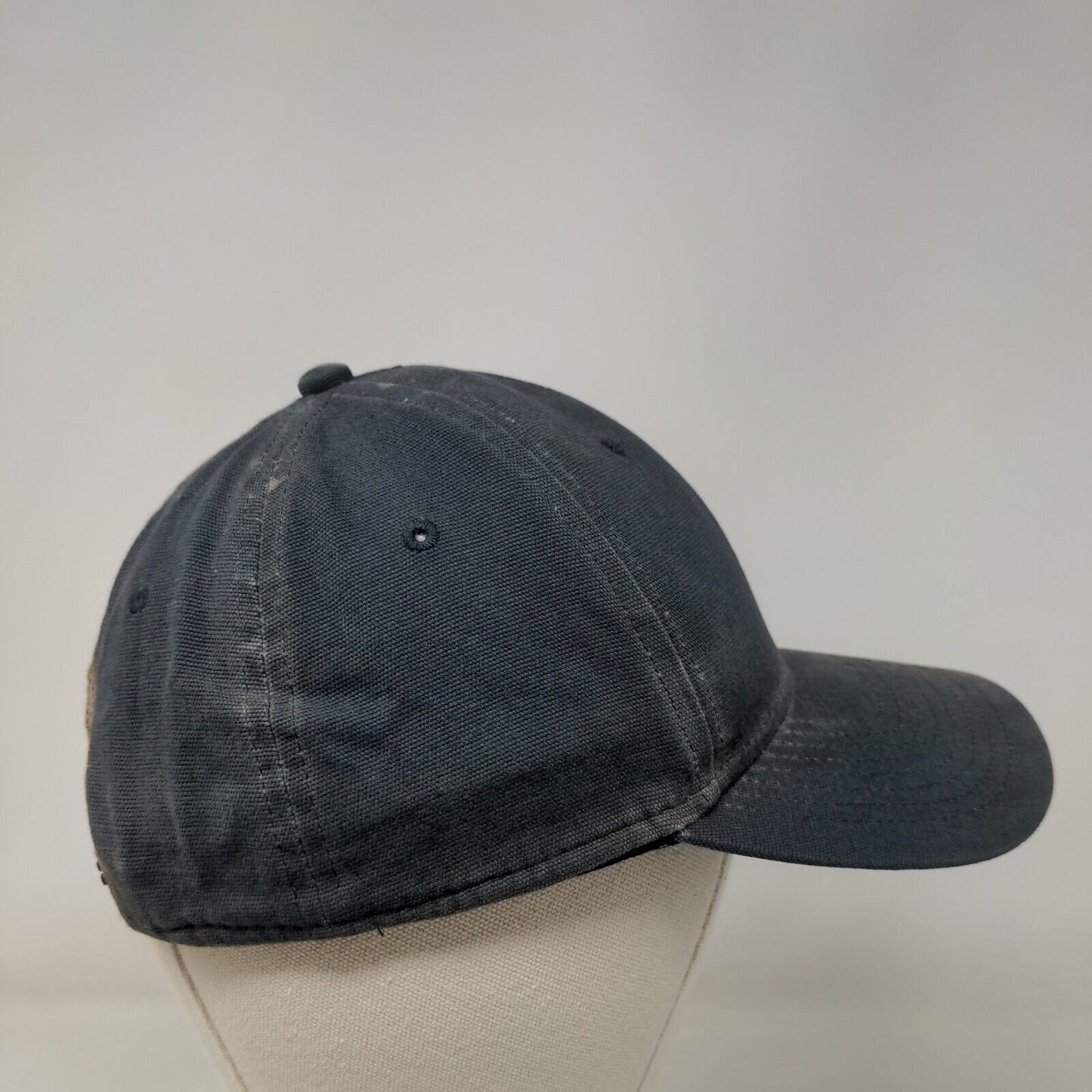 Genuine Dickies Snapback Hat Blue One Size Adjustable 6 Panel Cotton