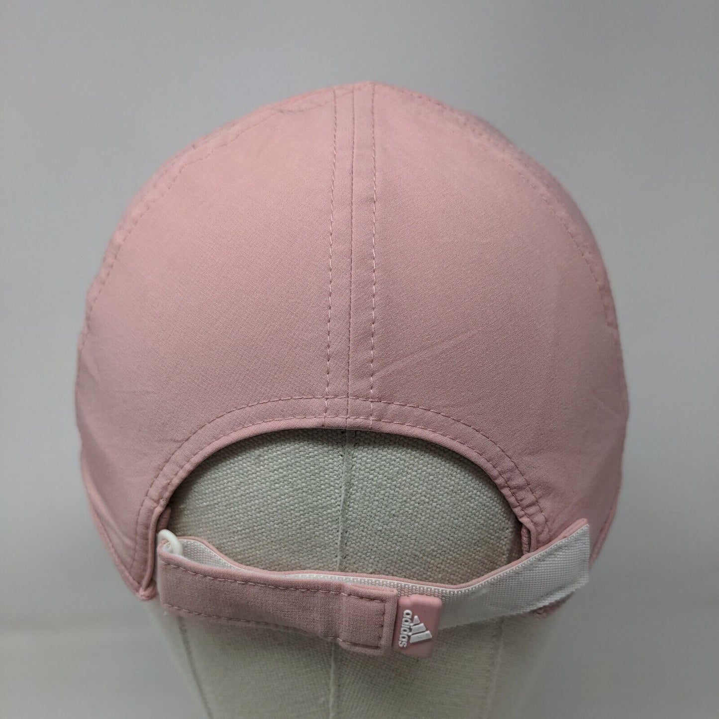 Adidas Aeroready Strapback Hat Pink One Size Adjustable Breathable 6 Panel