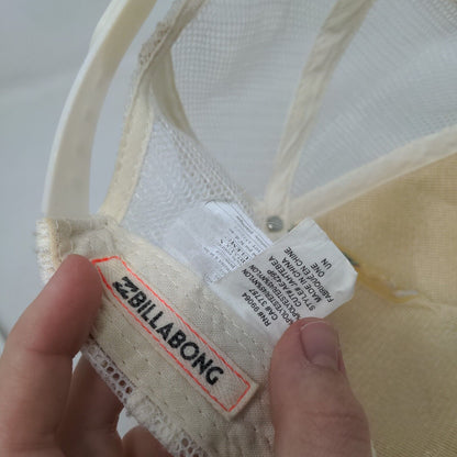 Billabong Snapback Trucker Hat Multicolor One Size Adjustable Bohemian Mesh Back