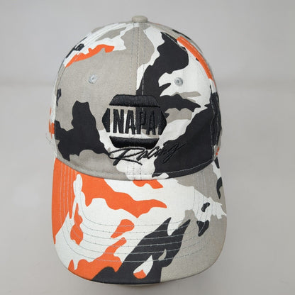 NAPA Racing Strapback Hat Camouflage One Size Adjustable Embroidered