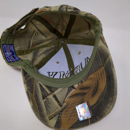 Army Strapback Hat Camouflage One Size Adjustable Embroidered Eagle Crest