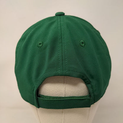 American Needle Strapback Hat Green Embroidered A Logo Adjustable